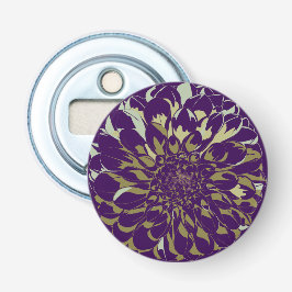 Dahlia flower bottle opener