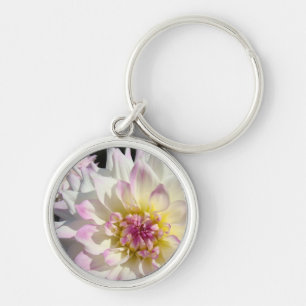 Dahlia Flower Chaveiro Add Your Test Custom