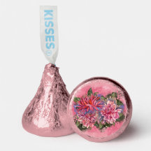 Dahlias flores cor-de-rosa