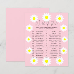 Daisies - Ela poderia preferencialmente jogo de ch