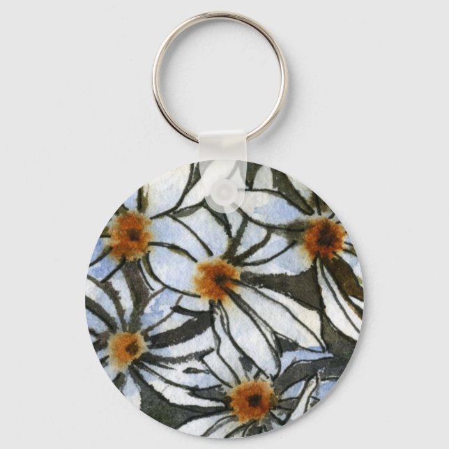 "Daisy 2" Chaveiro Floral (Frente)