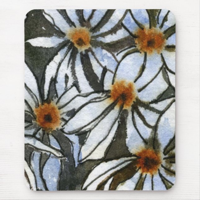 "Daisy #2" Floral Mousepad (Frente)