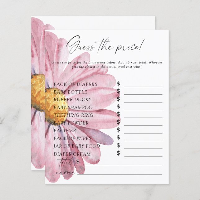 Daisy - Adivinha o jogo do preço (Frente/Verso)