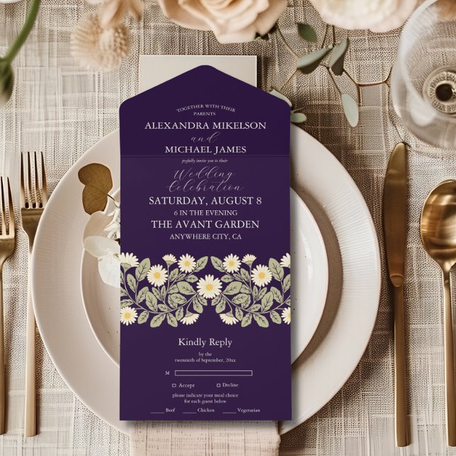 Daisy Art Nouveau Wedding (Criador carregado)