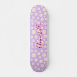 Daisy Cartoon Painting Skateboard