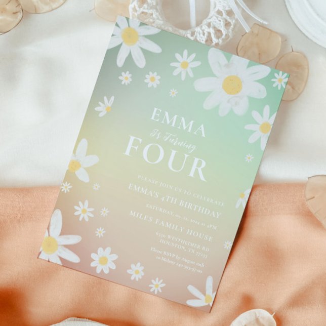 Daisy Convite de aniversário (Criador carregado)