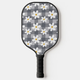 Daisy Days Pickelball Paddle - Gingham Negro