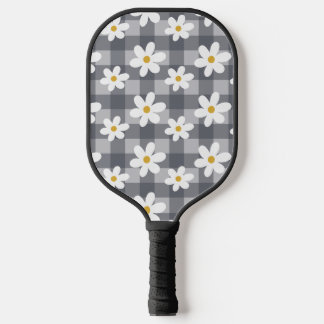 Daisy Days Pickelball Paddle - Gingham Negro