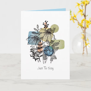 Daisy Doodle Em Tinta E Cartão De Água