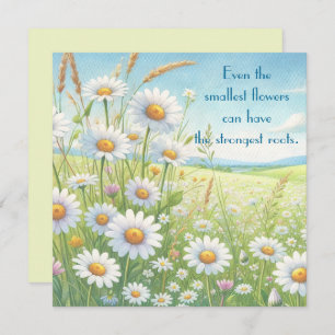 Daisy Field & Quote Card