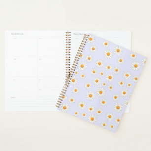 Daisy Floral - Organizador Diário Bonito e Estétic
