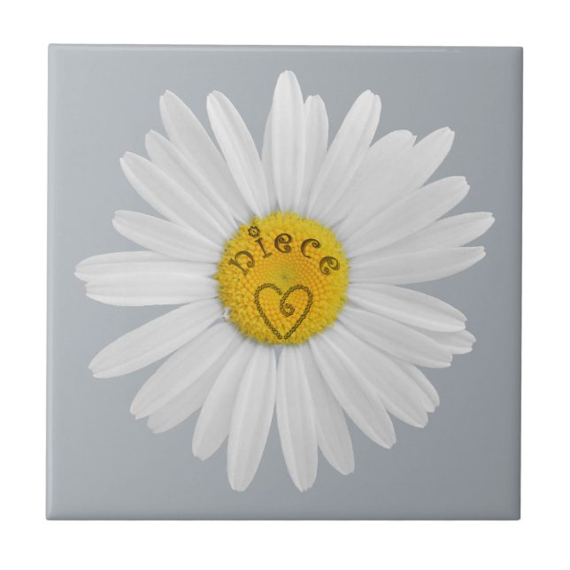 Daisy Flower For Niece Art Customize Background (Frente)