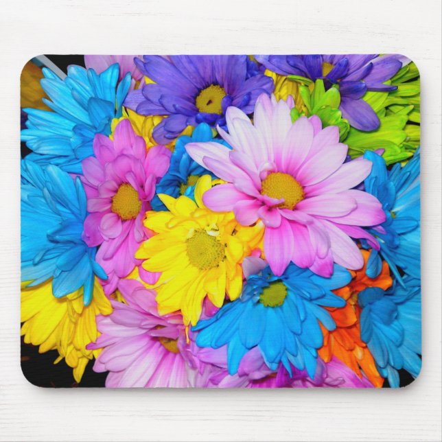 Daisy Flower Mix Mousepad (Frente)