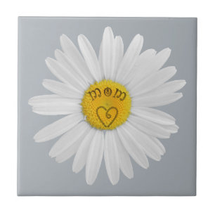 Daisy Flower Para A Mãe Arte Personalizar O Fundo