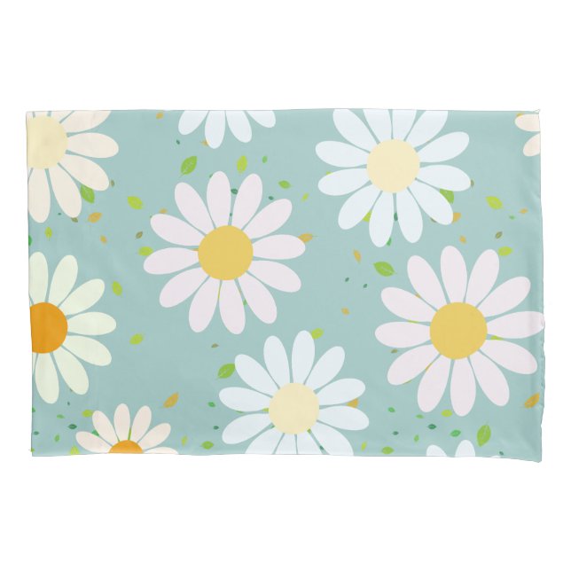 Daisy Flowers Floral Pattern Girly Rainbow Pastel (Frente)