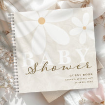 Daisy Garden Chá de fraldas Gênero Livro de Convid