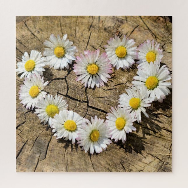 Daisy Heart Jigsee Quebra-cabeça - Amor - Personal (Vertical)