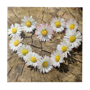 Daisy Heart - Love - Add Your Text / Name