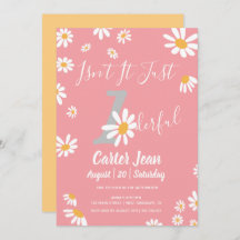 Daisy Hippie Baby Maravilhoso Primeiro Aniversário