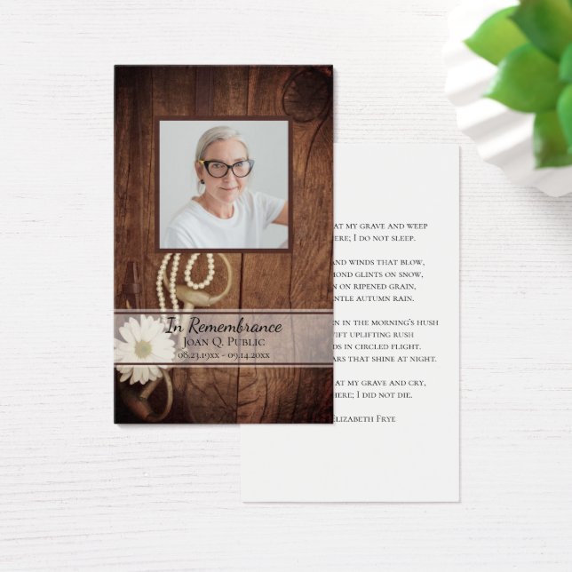 Daisy Horse Bit Western Funeral Prayer (Mesa)