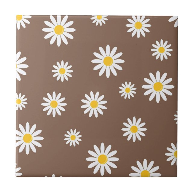 Daisy Meadows Earthy Brown (Frente)