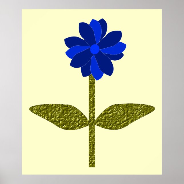 Daisy Ocean Blue Impressão (Frente)