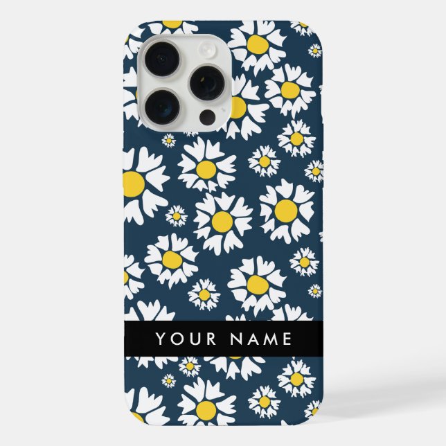 Daisy Pattern, White Daisies, Seu Nome (Verso)