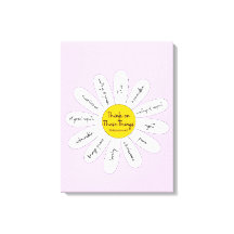 Daisy Philippians 4:8 Canvas decorativa