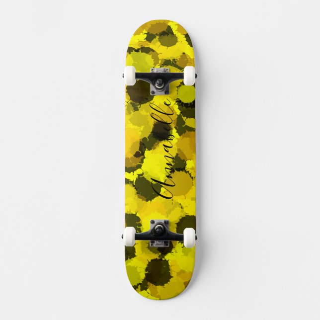 Daisy Pop Art Skateboard (Frente)