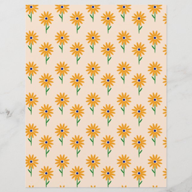 Daisy Scrapbook paper (Frente)