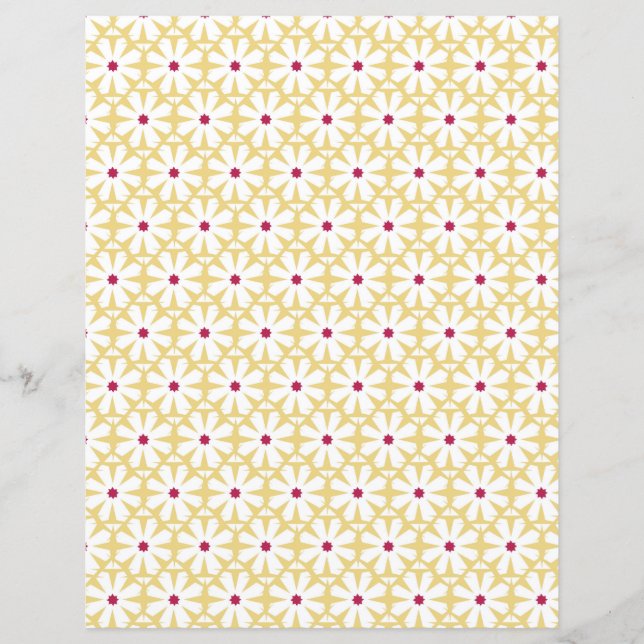 Daisy Scrapbooking Paper (Frente)