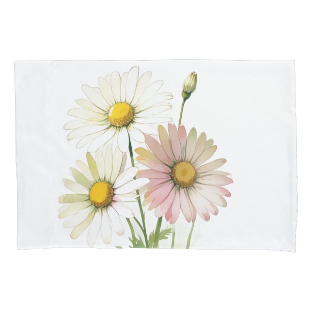 Daisy Watercolor Flower Modern Professional (Frente)