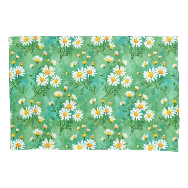Daisy Whispers – Padrão de Prado em Aquarela (Frente)