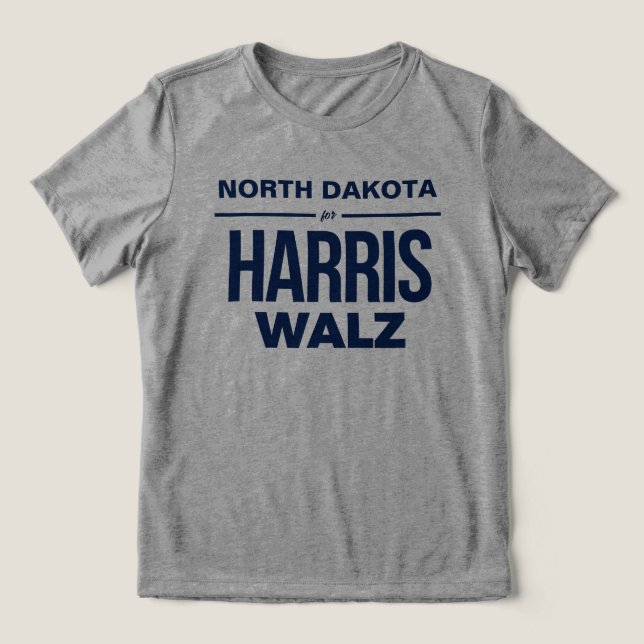 Dakota do Norte para Harris Walz (Design frontal)