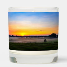 Dakota do Sul Foggy Sunrise