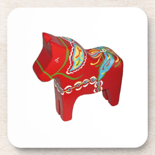 Dala Horse Porta copos (Frente)