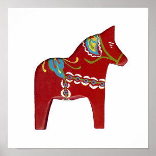 Dala Horse Poster