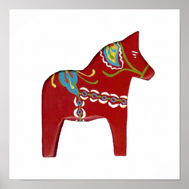 Dala Horse Poster (Frente)
