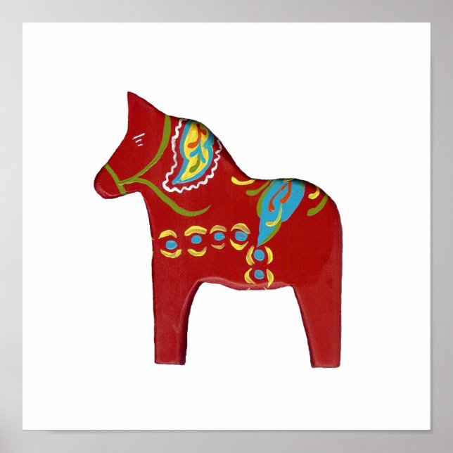 Dala Horse Poster (Frente)