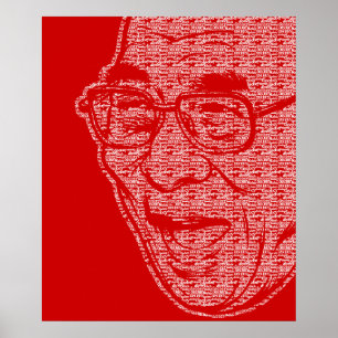 Dalai Lama Disobey Smiling Poster