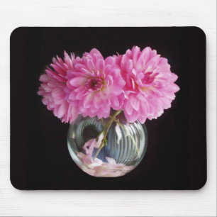 Dália cor-de-rosa Mousepad