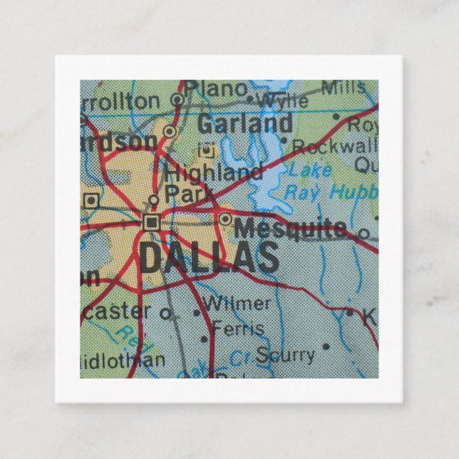 Dallas, movemos um novo cartão de endereço (Frente)