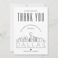 Dallas Wedding | Obrigado + Cartão com fotos