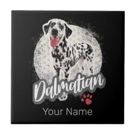 Dalmaciano Com Pata Vintage Design De Cães