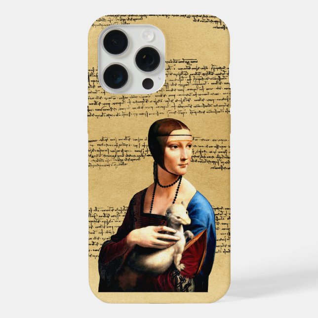 Dama com Arminho de Leonardo da Vinci (Verso)