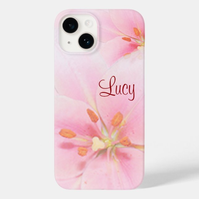 Dama de gabinete Lily Rosa/Meninas iPhone/iPad (Verso)
