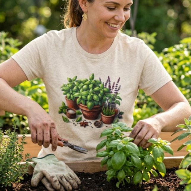 Dama de Plantas de Manjericão de Jardim (Criador carregado)