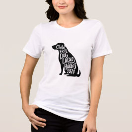 Damas de Cachorro para Harris 2024 T-Shirt