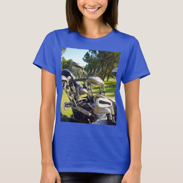 Damas De Camiseta De Golfe, (Frente)