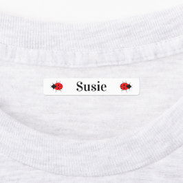 Damas de Criança Bonita Ferro em Etiquetas